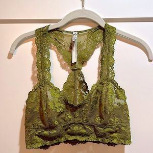 Free People bralette green size small